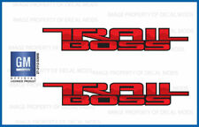 19 - 24 Chevy Silverado Trail Boss Decals Side Stickers Graphic Red Black Fg6a6