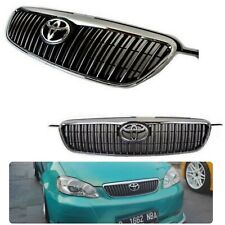 Fits To Corolla 03-08 Altis Edition Grill Jdm Chrome Black