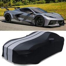 For Chevy Corvette C8 2020-2022 Car Cover Stretch Satin Scratch Dustproof Indoor