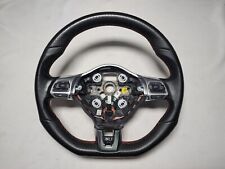 2010 - 2014 Volkswagen Jetta Gli Flat Bottom Leather Steering Wheel