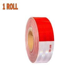 Conspicuity Tape Dot-c2 Approved Reflective Trailer Red White 2x50 1 Roll