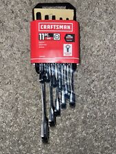 -brand New- Craftsman 11 Pc. Sae 12 Pt. Ratcheting Wrench Set Cmmt87022