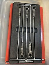 Snap On Tools - 5pc Low Clearance Metric Ratchet T-handle Box Wrench Set Rtbm605