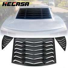 Hecasa Rearside Window Louvers Cover For 10-15 2011 2012 2013 2014 Chevy Camaro