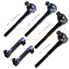 6x Innerouter Tie Rod Ends Adjusting Sleeve Fit For 1965-1968 Chevrolet Impala