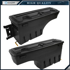 Pair Left Right Truck Bed Swing Storage Tool Box For 2005-2022 Toyota Tacoma