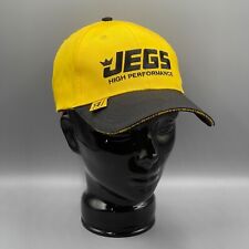 Vintage Jegs Baseball Cap High Performance Auto Parts Spell Out Dad Hat Yellow