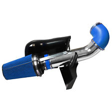 4 Inch Cold Air Intake Kit Heat Shield For 99-06 Gmcchevy V8 4.8l5.3l Blue