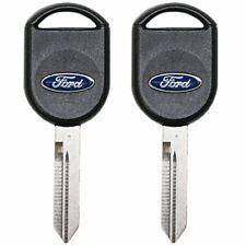 2x Replacement Ignition Chipped Key Transponder Blank For Ford H84-pt 80 Bit