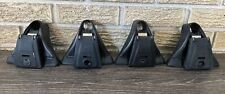 Set Of 4 - Yakima Q-towers Roof Rack Towers For Round Bars Good Condition