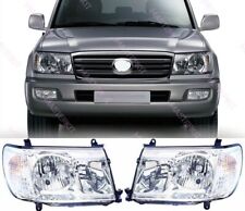 Headlights Head Lamp Replacement For Toyota Land Cruiser Lc100 2006 2007 Pair