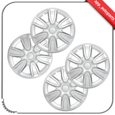 4x Wheel Covers 15 Inch Snap On Full Silver Hub Caps For Dodge Caravan Ford