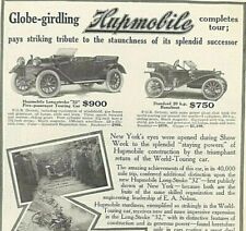 Hupmobile Ad Clipping 1912 Hupp Motor Car Co World Tour Photos Detroit Michigan