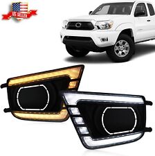 For Toyota Tacoma 2012-2015 Led Front Fog Lights Driving Lamps Drl Turning