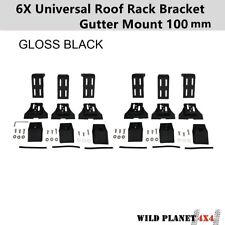 Roof Rack Brackets Universal 100mm 3 Pair Rain Gutter Mounts Gu Patrol Landcruis