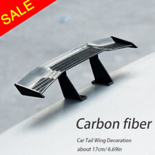 New 17cm Model Carbon Fiber Look Car Auto Gt Tiny Mini Rear Wing Tail Spoiler