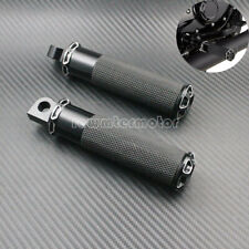 2pcs Cnc Footpegs Foot Pedals Foot Rests Fit For Harley Sportster Dyna Softail