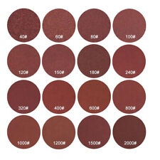 100pcs 6 Inch Psa Adhesive Back Sanding Disc Sandpaper Roll Da Sander Pad Red