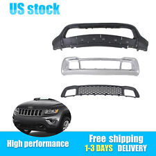 3pcs For 2014 2015 2016 Jeep Grand Cherokee New Front Bumper Cover Kit Textured