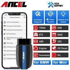 Ancel Bd300 Bluetooth Obd2 Scanner For Bmw Battery Registration Diagnostic Tool
