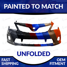 New Paint To Match Unfolded Front Bumper For 2011 2012 2013 Toyota Corolla Sxrs