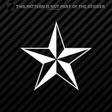 2x Nautical Star Sticker Self Adhesive Vinyl