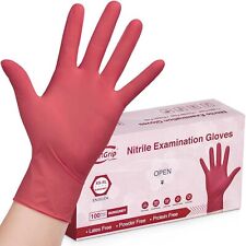 100pc Disposable Nitrile Exam 3-mil Latex Free Medical Cleaning Food-safe Gloves