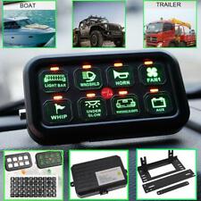 8 Gang On-off Touch Switch Panel Set For Chevrolet Jeep Cherokee Xj Rv Marine