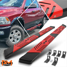 For 09-24 Dodge Ram 1500-3500 Quad Cab 5.5 Flat Running Boards Wred Step Pad
