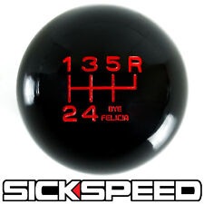Blackred Bye Felicia Shift Knob For 6 Speed Short Throw Shifter 16x1.5 K22