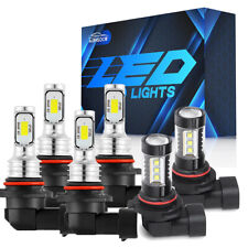 For Ford Explorer 2002-2005 - Led Headlight Hi-lo Beam Fog Light Bulbs Kit Combo