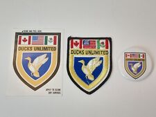 Ducks Unlimited Us Canada Mexico Pinback Sticker Patch Lot
