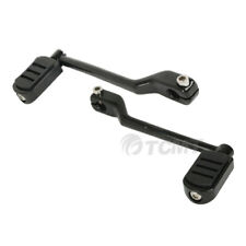 Black Left Heel Toe Shifter Lever Pedal Pegs Fit For Harley Road Glide 1988-2023