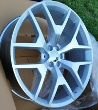 24 Inch Silver Machined Replica 288 G04 Rims Wheels Honeycomb Snowflakes 22 26