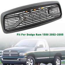 Front Grille For 2002 2003 2004 2005 Dodge Ram 1500 Grill W Led Lights Letters