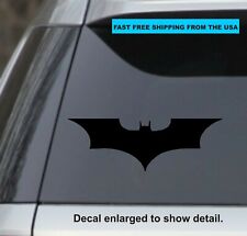 2 Black Batman Vinyl Sticker Decal For Car Truck Laptop Yeti Cup