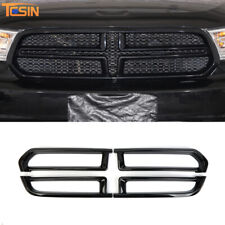 4x Black Front Grill Mesh Grille Inserts Trim Cover For Dodge Durango 2011-2020