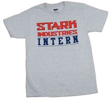 Iron Man Adult New T-shirt- Stark Industries Intern Logo