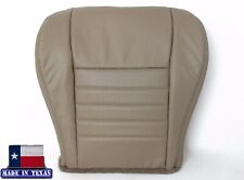 1999 Ford Mustang Gt V8 Driver Side Bottom Replacement Leather Seat Cover In Tan