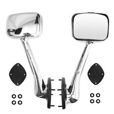 Fits 2008-2017 Freightliner Cascadia Truck Chrome Hood Mirrors Left Right Side