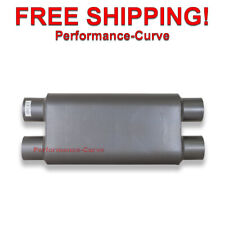 3 Chamber Performance Exhaust Truck Muffler Dual 3 In Dual 3 Out