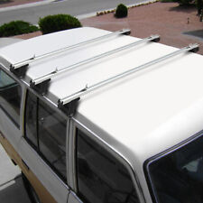 58 Adjustable Universal Car Top Luggage Rain Gutter Roof Rack Cross Bar Carrier