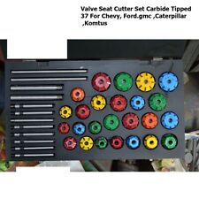 Valve Seat Cutter Set Carbide Tipped 37 For Chevy Ford.gmc Caterpillar Komtus