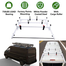 Van Roof Ladder Rack W Cargo Roller For 2015-on Ford Transit 150 250 350 -3 Bar