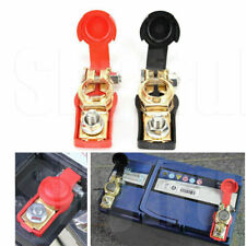 A Pair Car Battery Terminal Clamp Clip Connector Adjustable Positivenagative