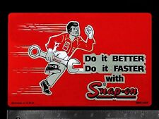 New Vintage Snap-on Tools Snap On Tool Box Sticker Decal Man Cave Old 60sssx543