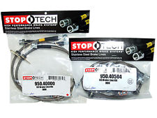 Stoptech Stainless Steel Braided Brake Lines Front Rear Set 4000040504