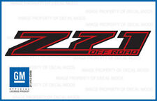 2x 14-18 Z71 Off Road Decals Stickers Chevy Silverado Gmc Sierra Red Black Fg7g3
