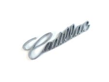 Silver Letter Rear Emblem Sticker Trunk Metal Badge Cadillacfree Shipping Usa