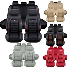 Car Seat Cover For Mercedes-benz 5-seat Front Rear Full Set Pu Leather Cushion